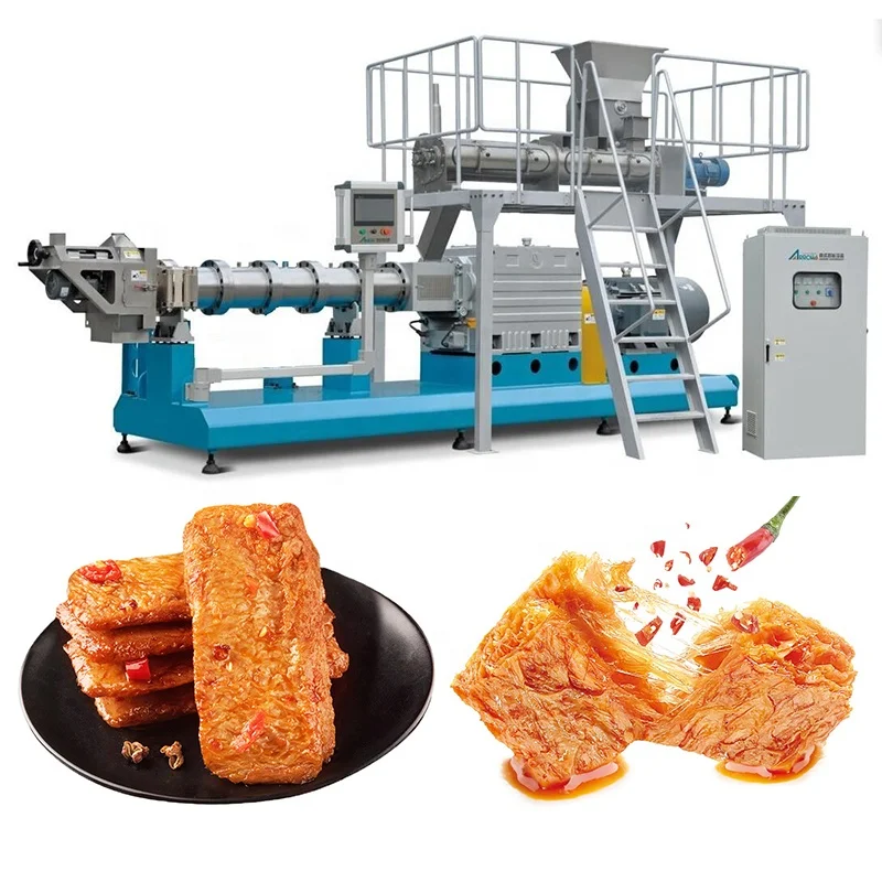 High Moisture Protein Food Extruder Machine Plant-Based Vegetarian Protein Maker for Bean Product Processing