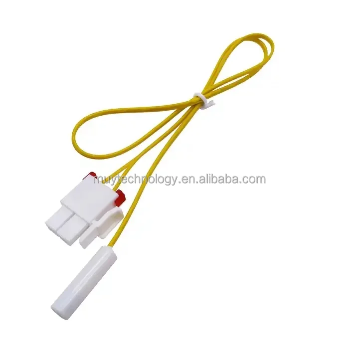 Customized NTC Temperature probe ntc 10k 20k thermistor blue cable for fridge refrigerator