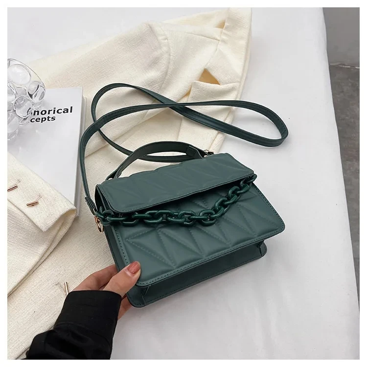 Fashion Printed Women's Portable Shoulder Small Square Bag For Women