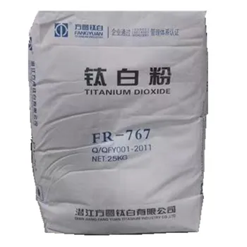 High Quality TiO2 Titanium Dioxide FR-767 White pigment Powder For Paint
