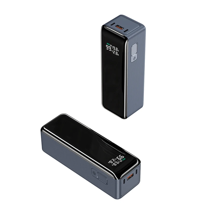 New Arrival Hot Sale Powerbank Charger 3 Output 1 Input PD20W 100W Super Fast Charging 30000mah Power Bank for Phone