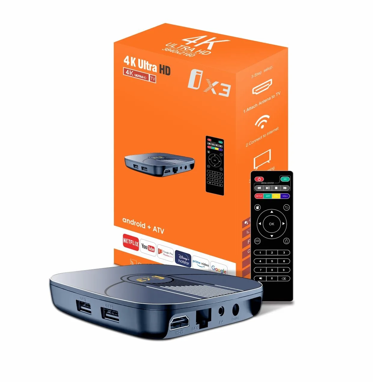 2024 SYTA/OEM Android TV Decoder IX3 - Cost-Effective 4K