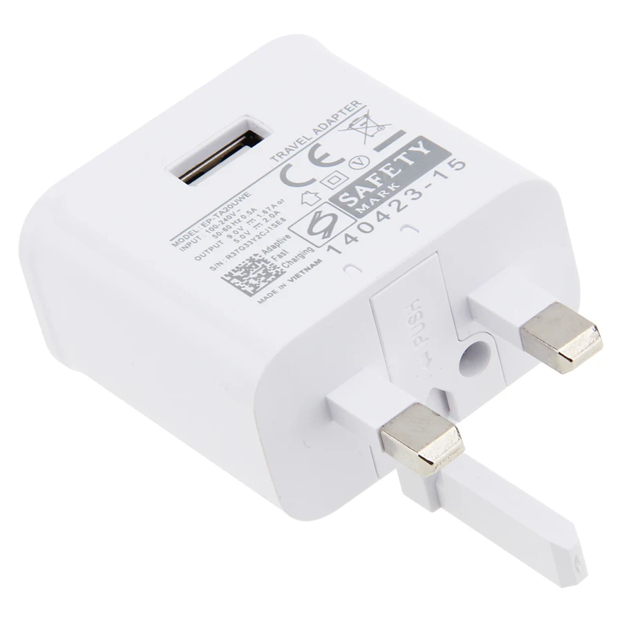 Dc 9v  Or 5v 2a Output One Usb Port Uk Plug Fast Charger Power Adapter  Used For Samsung S10 S8 - Buy 9v  Power Adapter,Uk Adapter,Fast  Charging Product on 