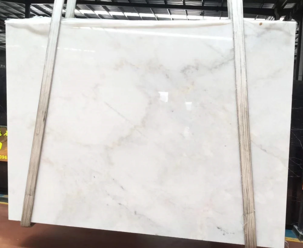 White Marble With Grey Veins For Home Decoration Kitchen Countertop