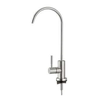 Wholesale Modern 304 Lead-Free Stainless Steel RO Faucet Brushed Nickel Pull-Down Kitchen Water Purifier Tap Single-Hole Classic
