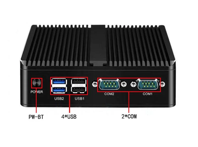 Thin Client Mini Pc 2 Lan J1900 Mini Server Router Win10 Iot Gateway ...