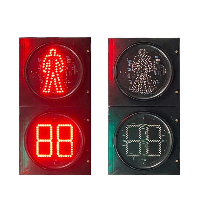 Bosiwei Traffic Safety Light Countdown Timer Customized Traffic Light 300Mm traffic light kaise banate hain