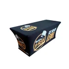 Nice quality advertising printed table cloth cover