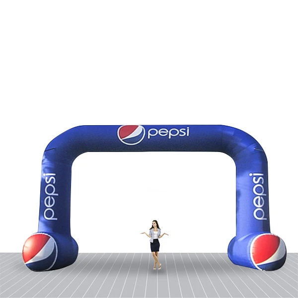 Outdoor Decoration Inflatable Finish Line Entrance Arch