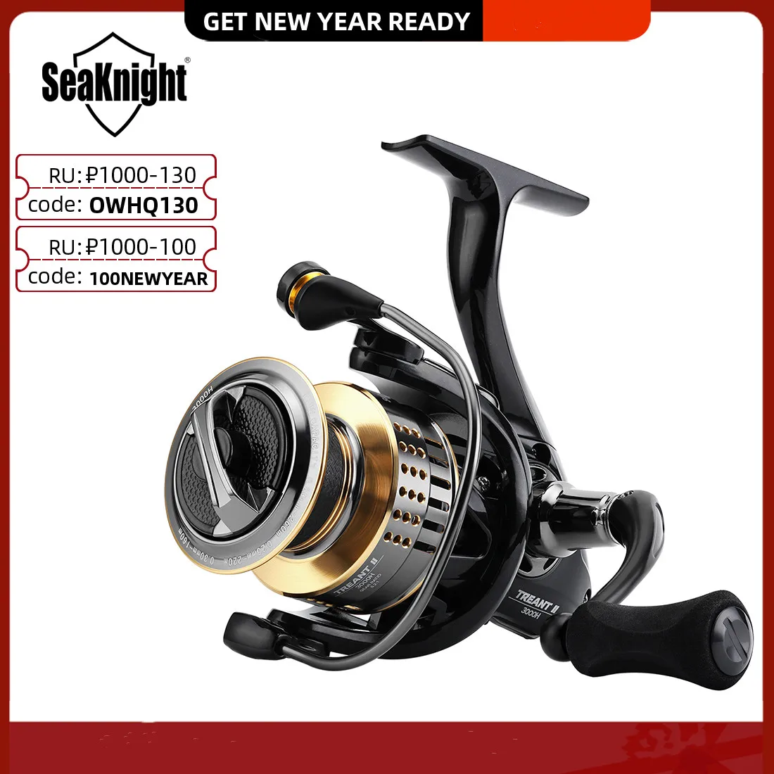 Fishing Reel GW1000-7000 All Metal Body Handle Spool Spinning Reel
