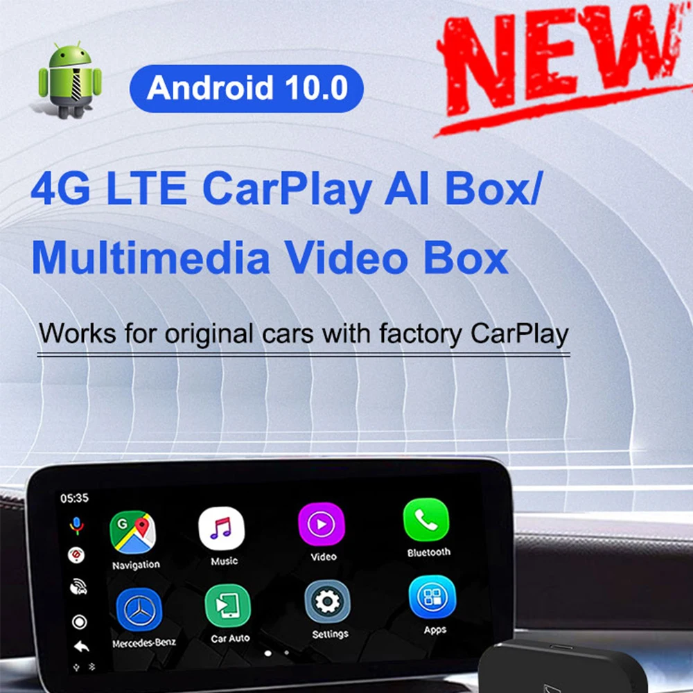 Carplay Ai Box - Universal Magic Carplay Box with Android 10