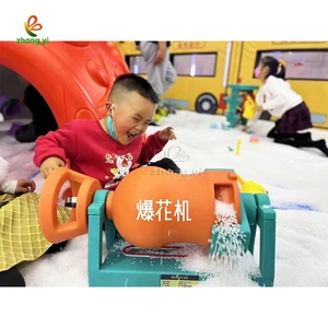 Zhongyi Large Popcorn Machine L63.3xW23.4xH33.4cm Indoor Sand Toys Set for Kids PP & PE Material Lighting Feature for School
