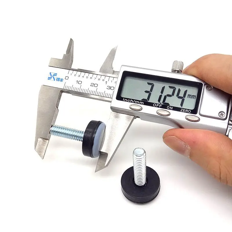 Круглые серые мебельные ножки из ПТФЭ Слайдеры для ножек стула пластиковые скользящие с