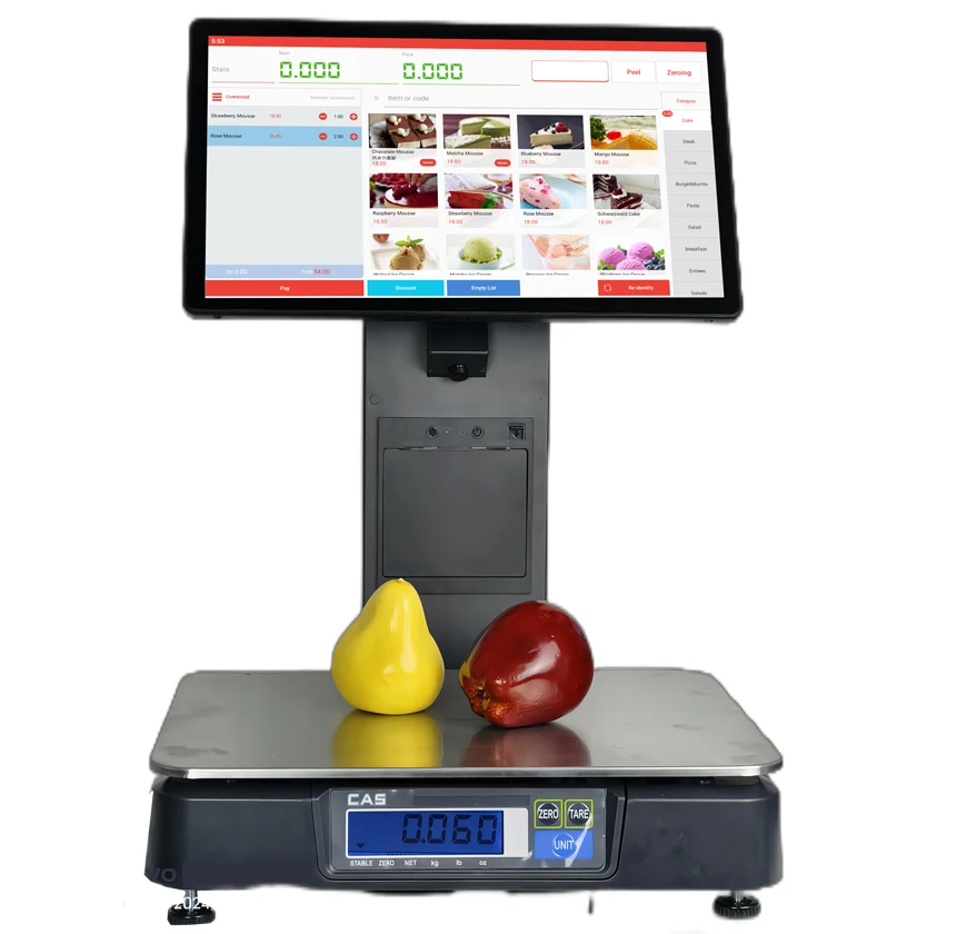AI Weighing Scale Checkout Register Machine POS Systems with Cloudy ...