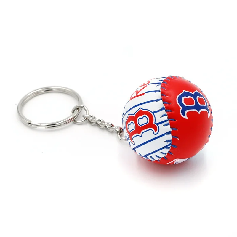 2023 Hot Sale Baseball Keychain Leather Keychain 3d Mini Sports Trend Pendant Souvenir Gifts
