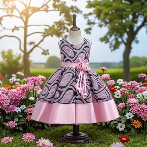 Children's Boutique Clothing Indian Party Wear Dress Patterns Old Fashioned Girls Dresses Clothes for Kids