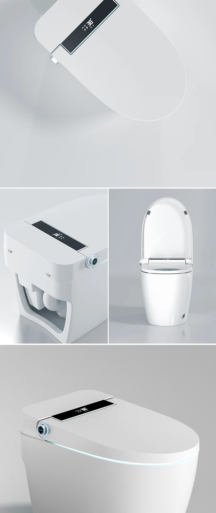 product fashion modern automatic toilet bidet bathroom sanitary wares intelligent toilet bowl bathroom smart toilet-11