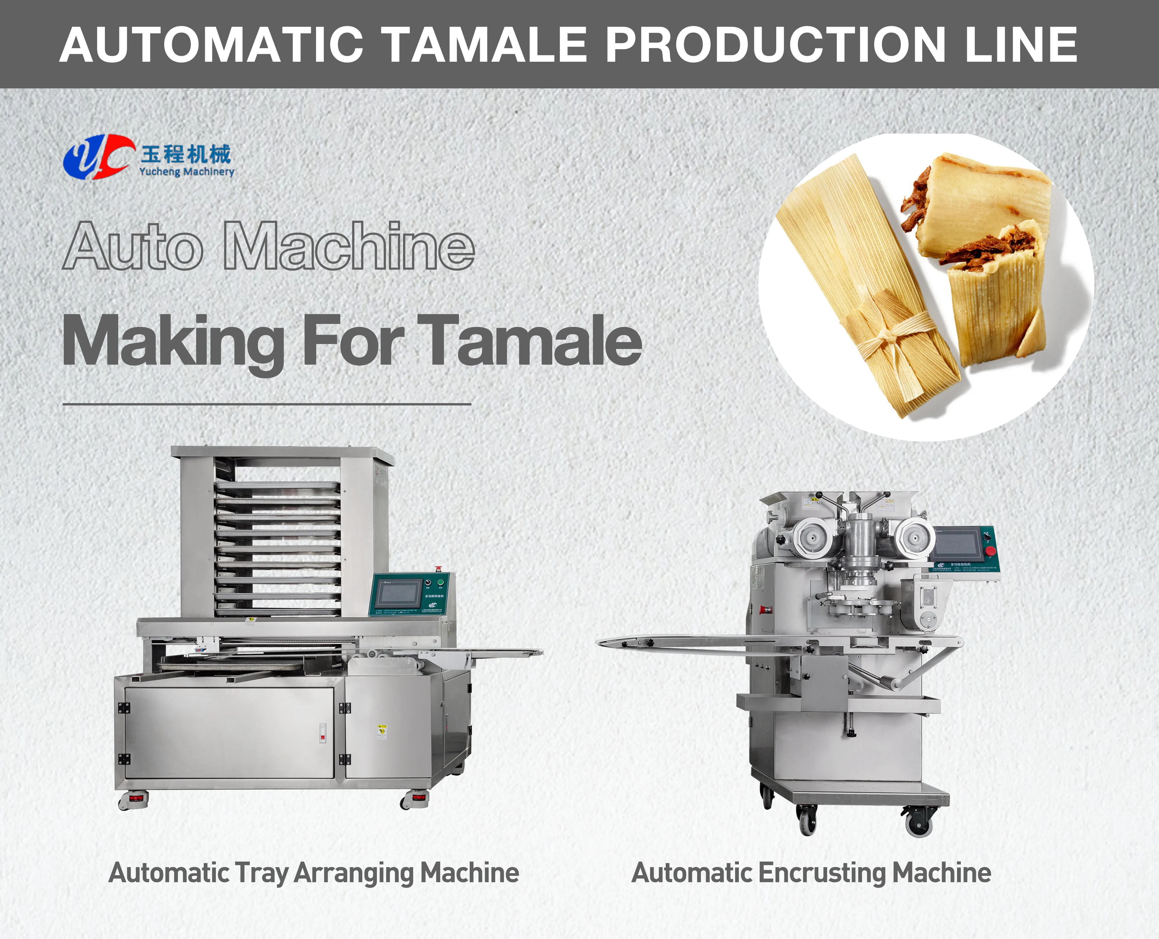 High Capacity Automatic Tamales Machine 304 Stainless Steel Multi Filling Encrusting Equipment Pastry Food Production Maker