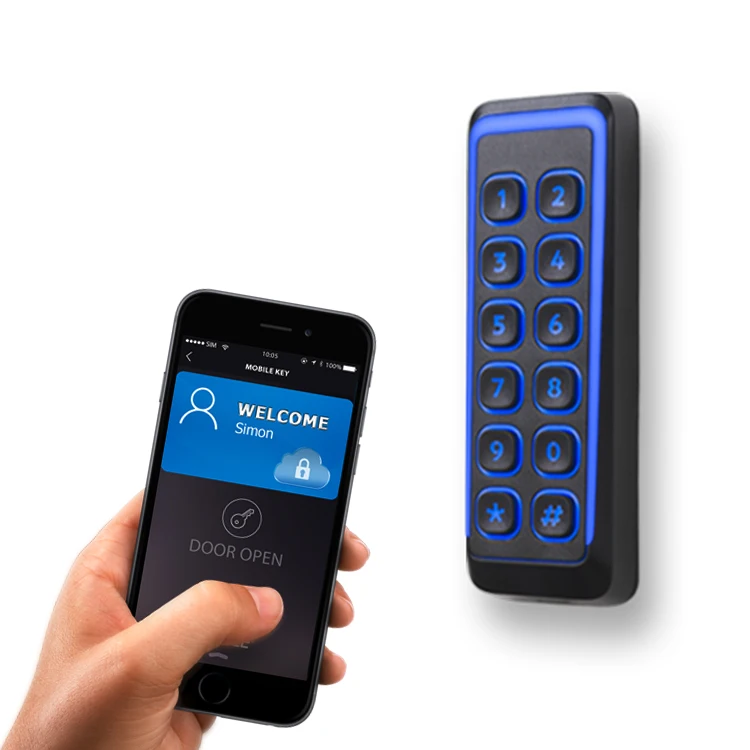 Cidron Anti-vandal Keypad Skimmer Nfc Card Extender Wireless Slave Access Reader for Turnstile Control