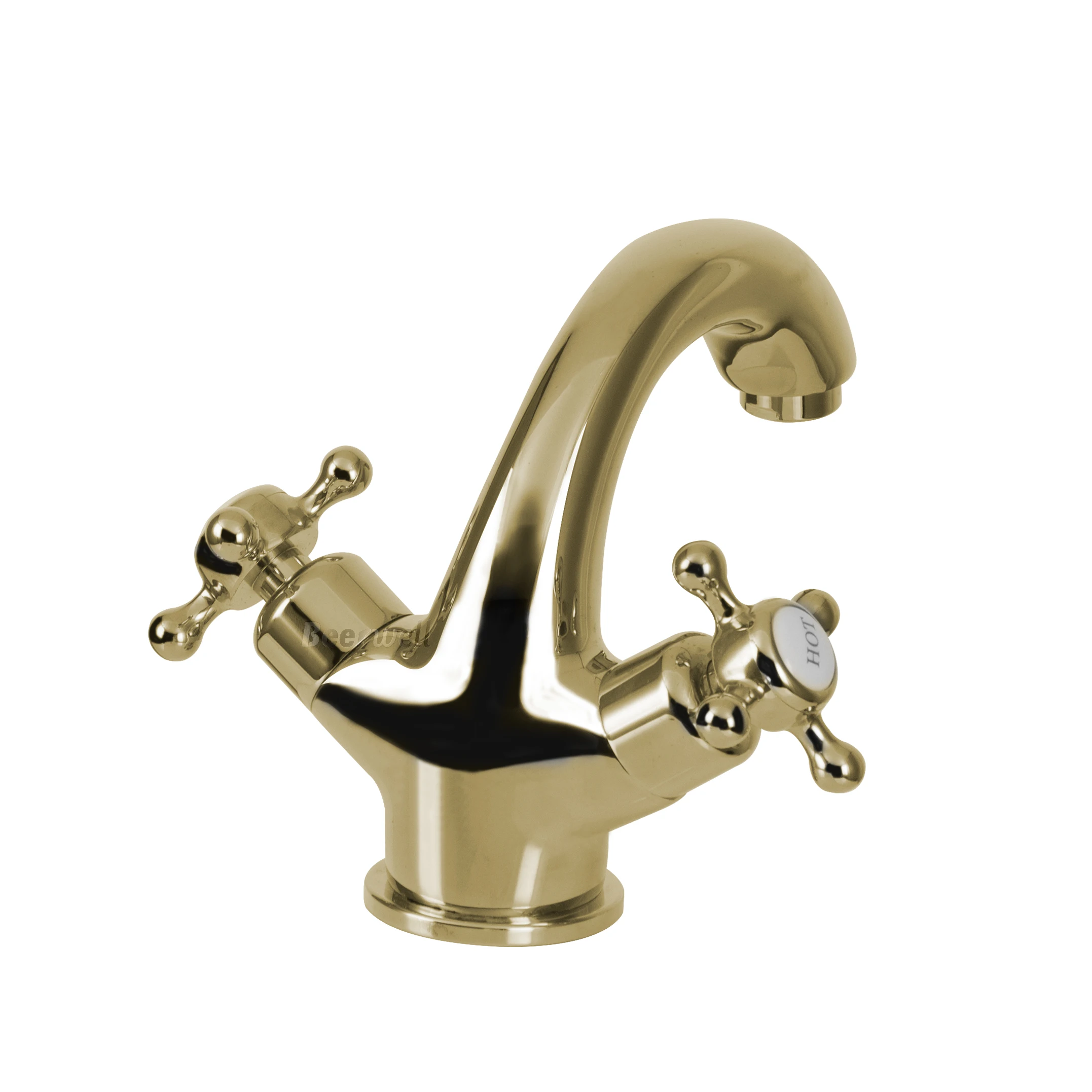 Classic Crosshead Lever Brass Basin Tap - Chrome  factory