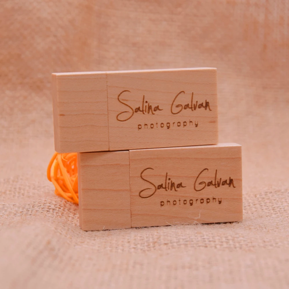 Customs logo wooden USB Flash Drive 64 Gb Thumbdrive Flash Memory Stick 1GB 2GB Pen Drive 16GB 4GB 8GB Pendrive 32gb - ANKUX.COM