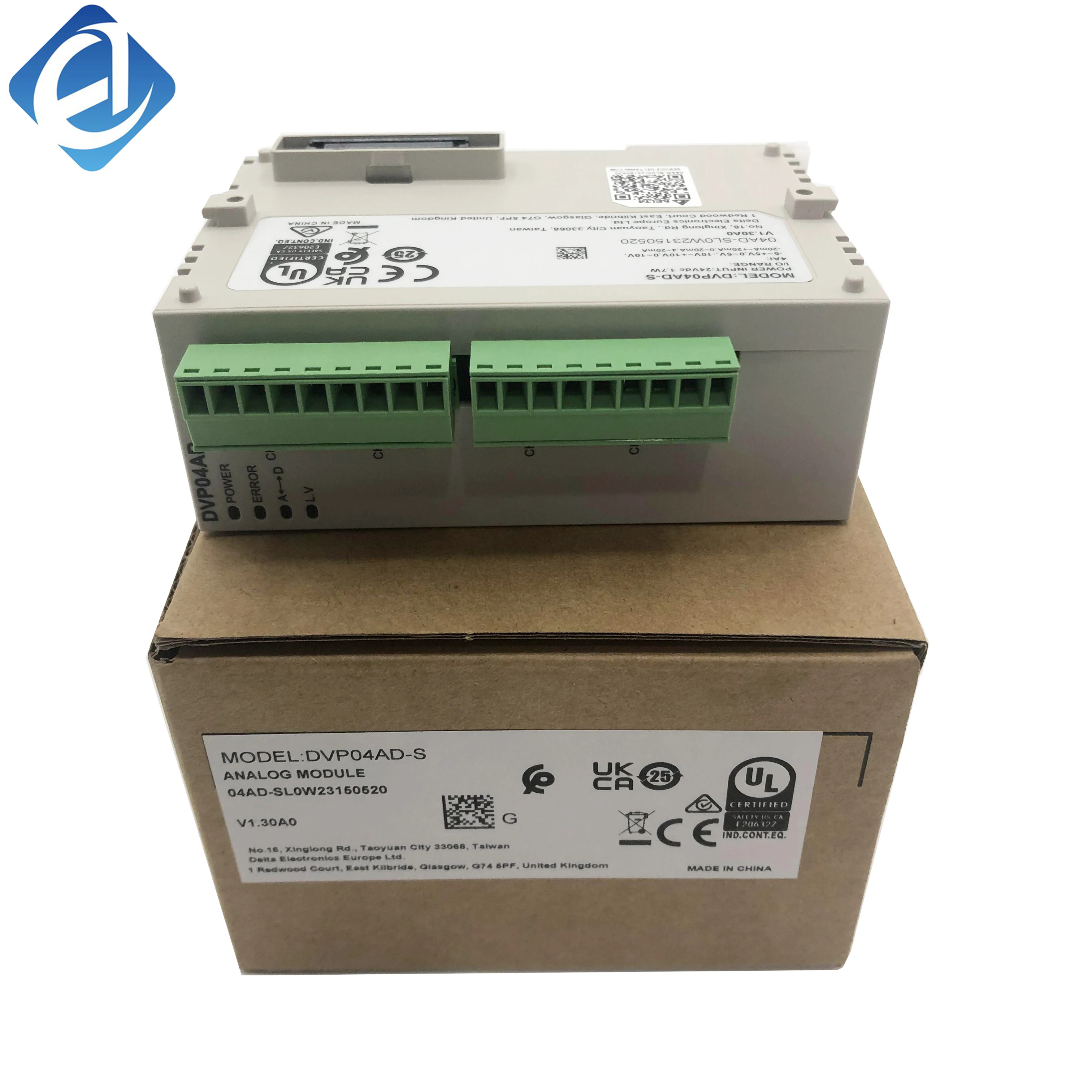 New Original DVP04AD-S Dvp04ads PLC Module Stock in Warehouse