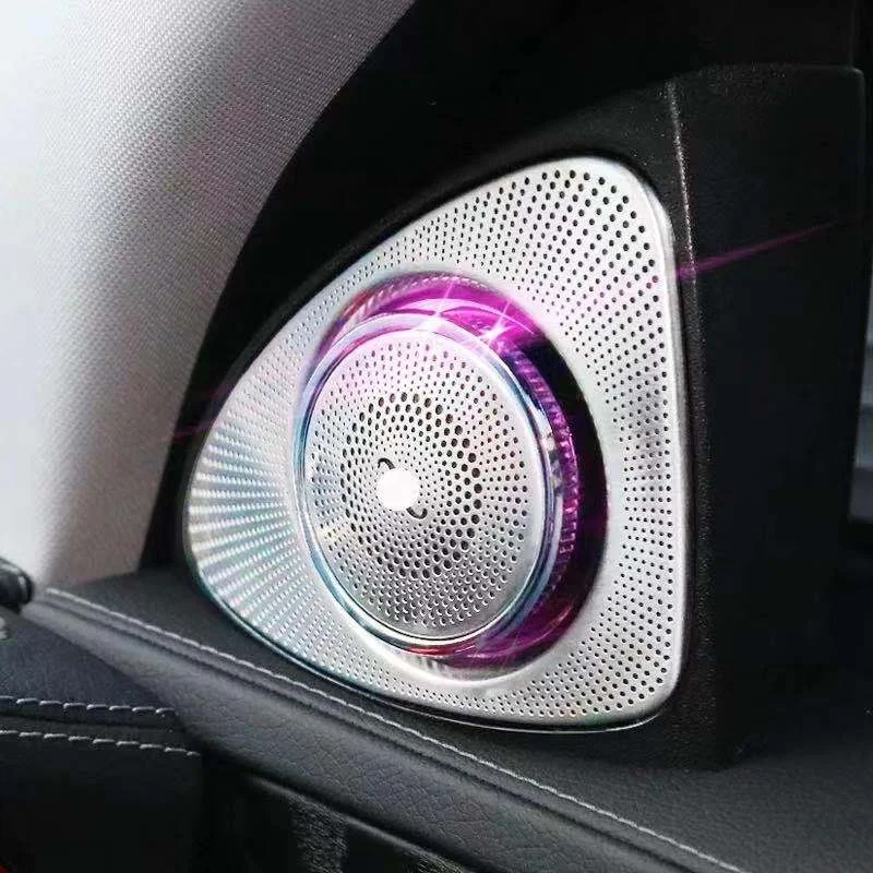 Mercedes Ambient Light LED 3D Rotary Tweeter Speaker For W205