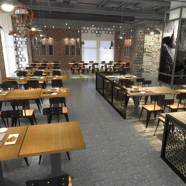 Factory Direct Sale Grey High Quality Cheap Price Mdf Dining Table  for Restaurant