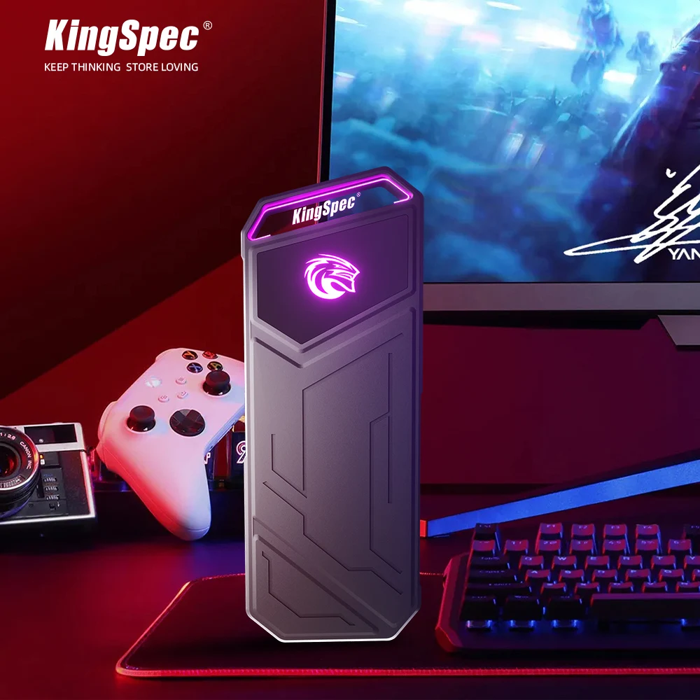 KingSpec SSD 外付け 4TB RGBライト搭載 Z5ポータブルSSD KingSpec 外付け 4TB RGBライト搭載 【公式通販】