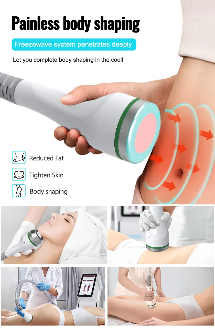 2025 Freeze Wave 2.45GHZ Micro Wave Slimming Machine Esthetician Supplies