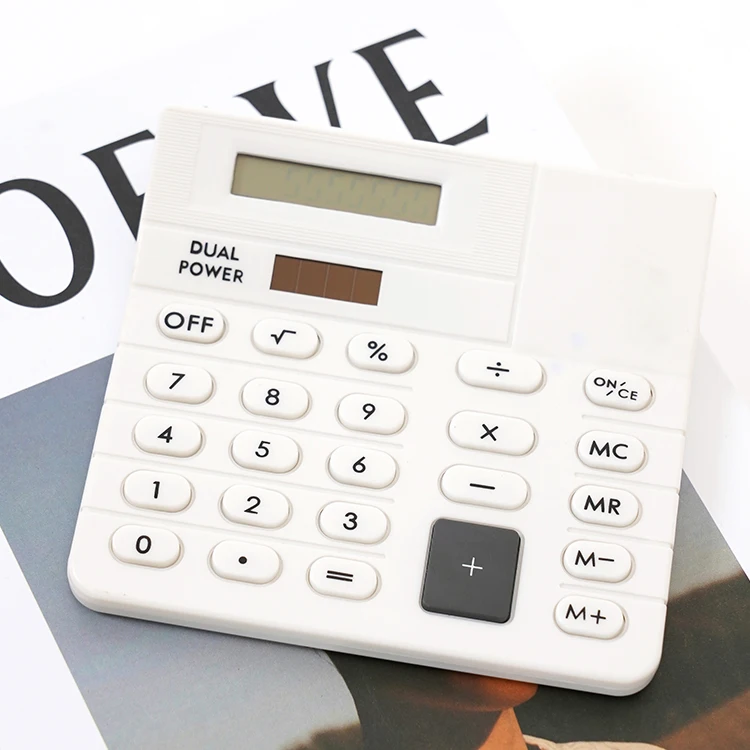 8 Digit Dual Power Calculator Solar Powered Desktop Office Accountant Student Specific Calculator