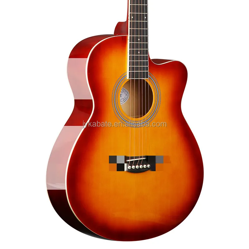 Kabat Factory 40inch Acoustic Guitar for Beginners - Solid Spruce