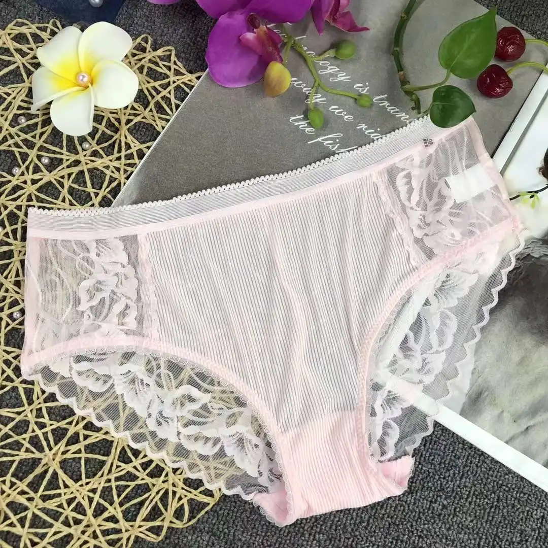 Lencería de satén de seda para mujer, bragas cómodas transpirables