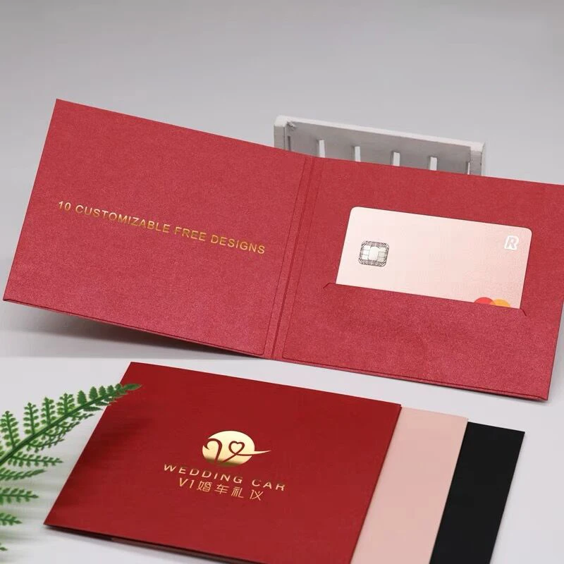 Luxury Custom Logo Art Paper Business Card Boxes Warranty Vip Credit