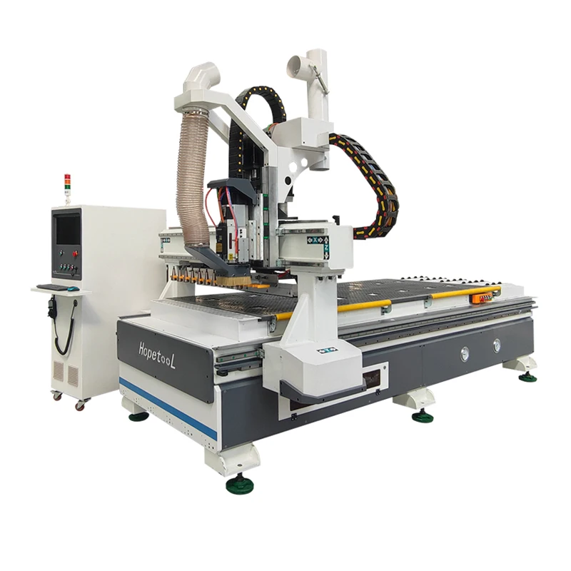 1325 Factory Supply  LNC Control System Cnc Router Atc for Woodworking Furniture Production Line Auto Tool Changing