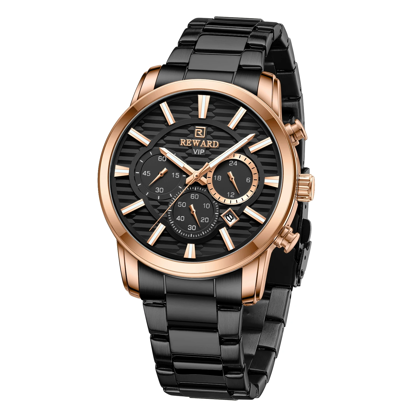 REWARD Men Wrist Watch Luxury Waterproof Guangzhou Watch Classic Stainless Steel Private Label Customize Logo Watches