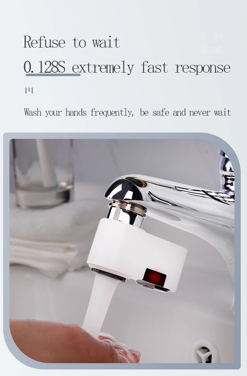 Factory Bathroom Touchless Water Faucet Adapter Sensor Water Tap