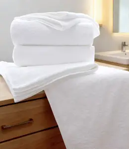 Quick Dry & Super Soft 100% Cotton Solid Color Hotel Towel Set