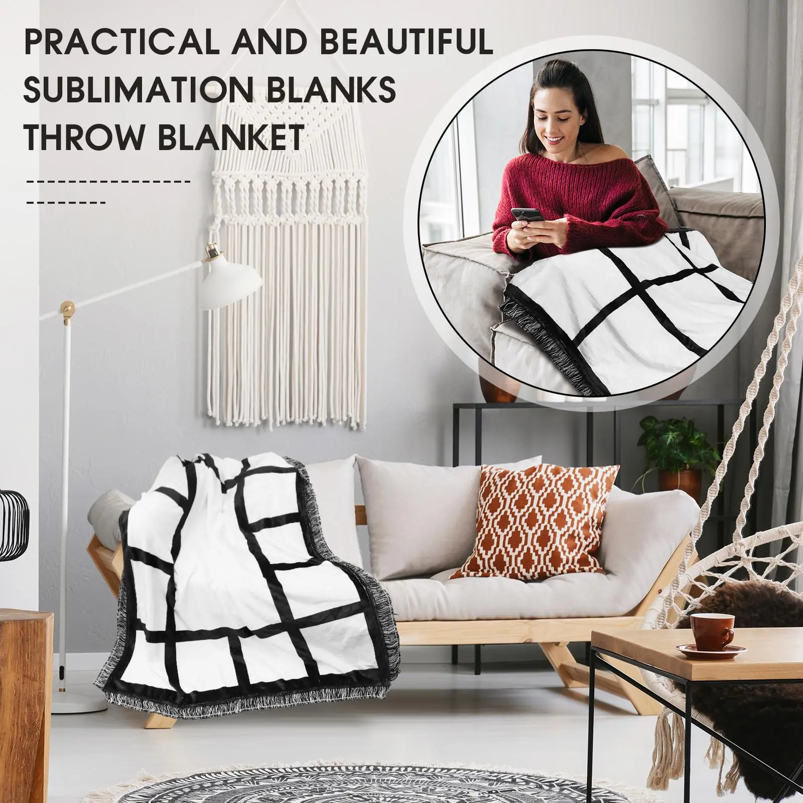 Bulk Sublimation Blank Throw Blankets For Heat Press Baby Printed