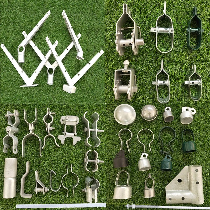 Galvanized Chain Link Fence Gate Latch with Padlock Hole Heat Treated Wood for Kennel Fence or Other Gate Applications