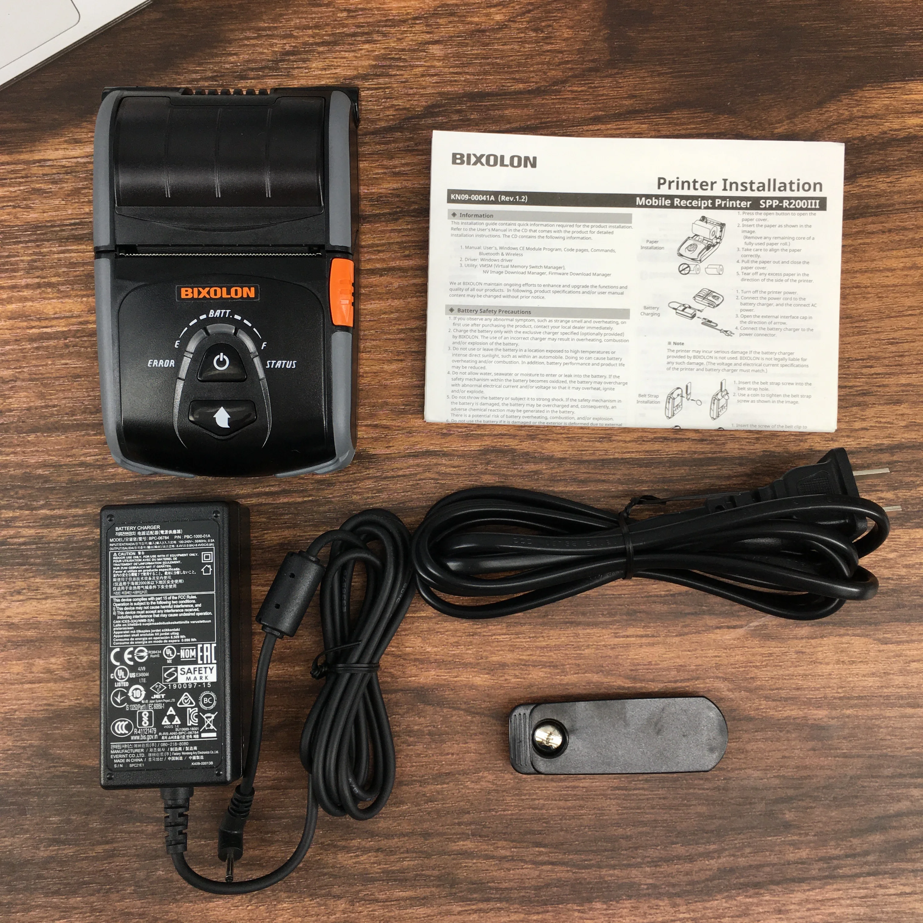 Bixolon 2 Inch Rugged Mobile Barcode Printer SPP-R200III