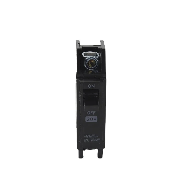 2023 Single Pole Black Color Quality THQC Series Miniature Circuit Breaker