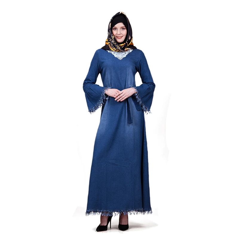 Clothing,Denim Dress Muslim,Middle East 