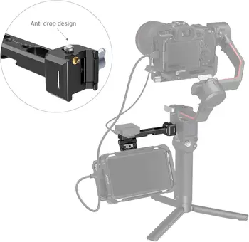Smallrig Adjustable Camera Monitor Mount with Nato Clamp for Dji RS 2 / Rsc 2 / RS 3 / RS 3 PRO -3026 detail image