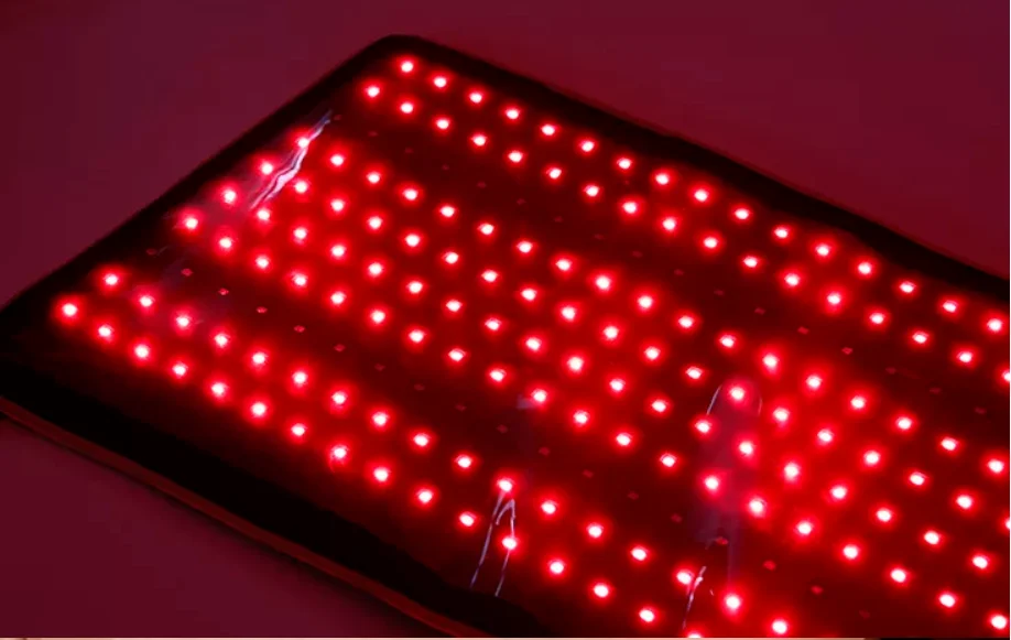 Large Home Laying Red Pad With Pulsing Mode Heating Mode Adjustable