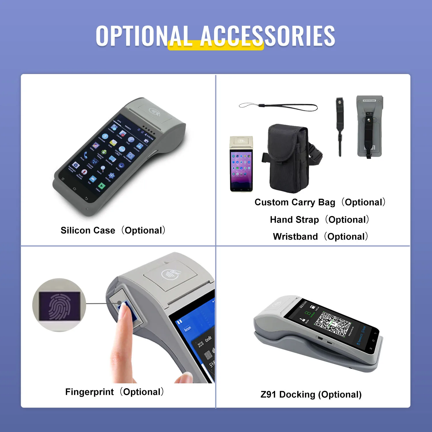 Z91 5.5inch Android Mobile - Cheap Pos Machine with Printer