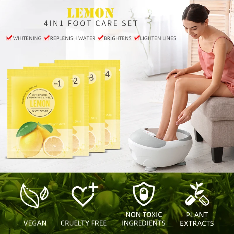Small MOQ Private Label Exfoliating Magic Foot Mask Baby Soft Feet Skin Care Peeling Smooth Relaxing Lavender Foot Peel Mask