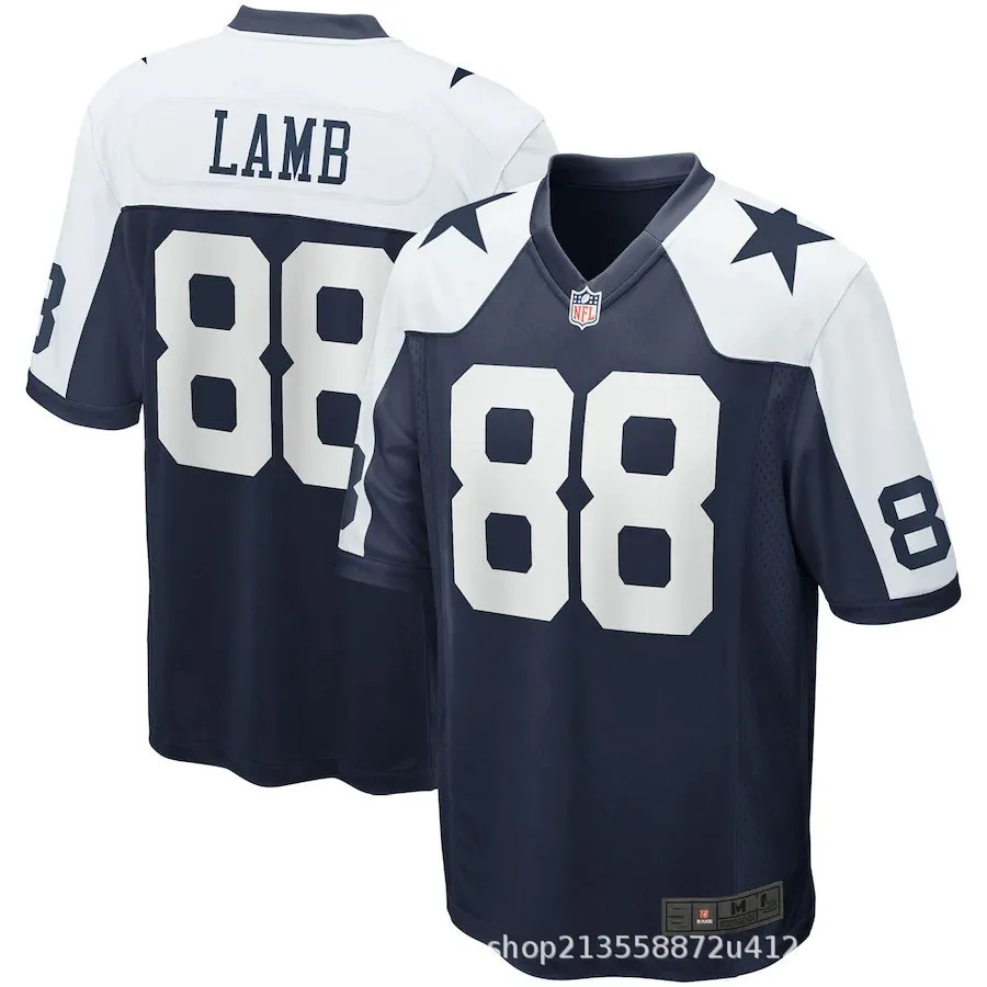 New Nfl Jerseys Cowboys Rugby Uniform Men's And Women's Fashion Popular ...