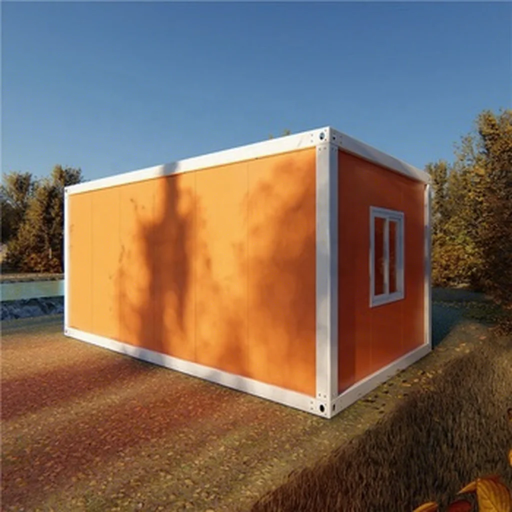 UPS 20Ft Prefab Steel Flat Pack Detachable Container Home with Seismic Wind Resistant Features 5 Year Warranty for Warehouse Use