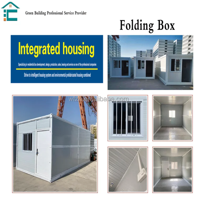 Fast Build Prefab House 20ft 40ft Modular Folding Container House ...